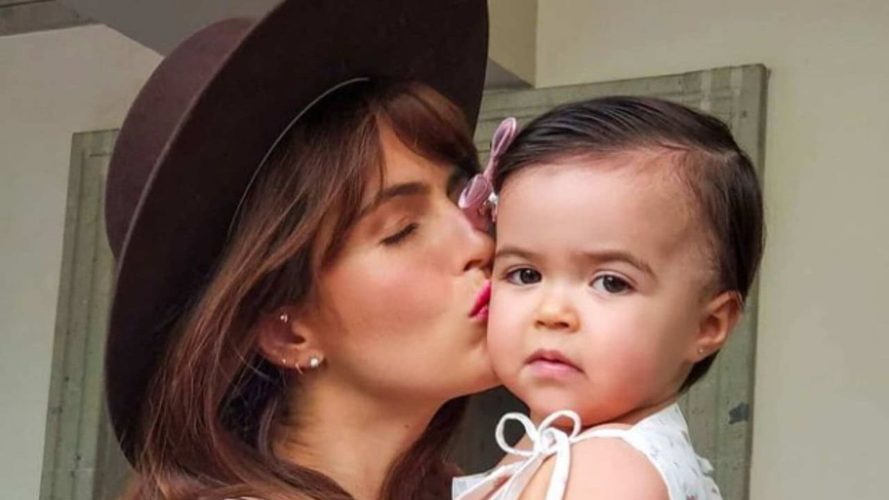 La hija de Claudia Álvarez es toda una baterista y así la presume la actriz