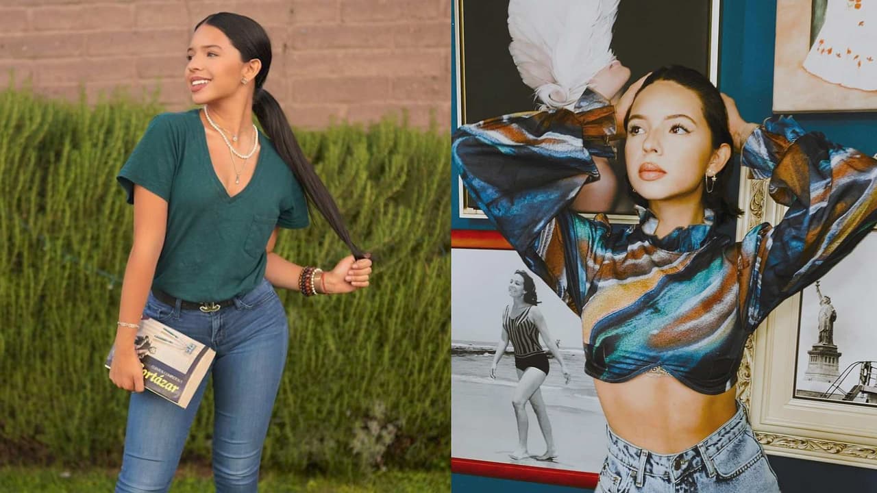 Ángela Aguilar usa el cabello ondulado y de nuevo demuestra que está lista para la primavera