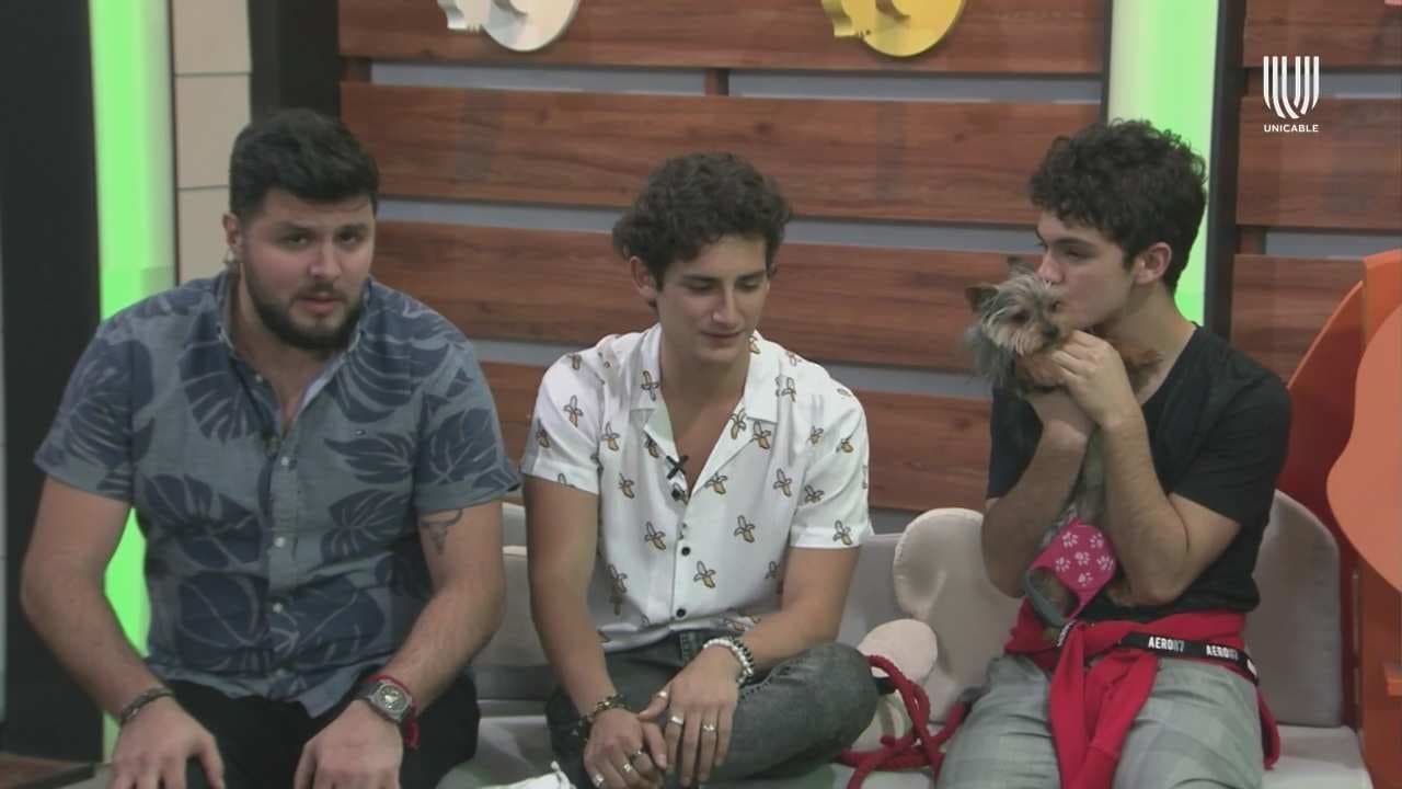 Emilio Osorio y Joaquín Bondoni presentan a sus mascotas en 'MMQH'