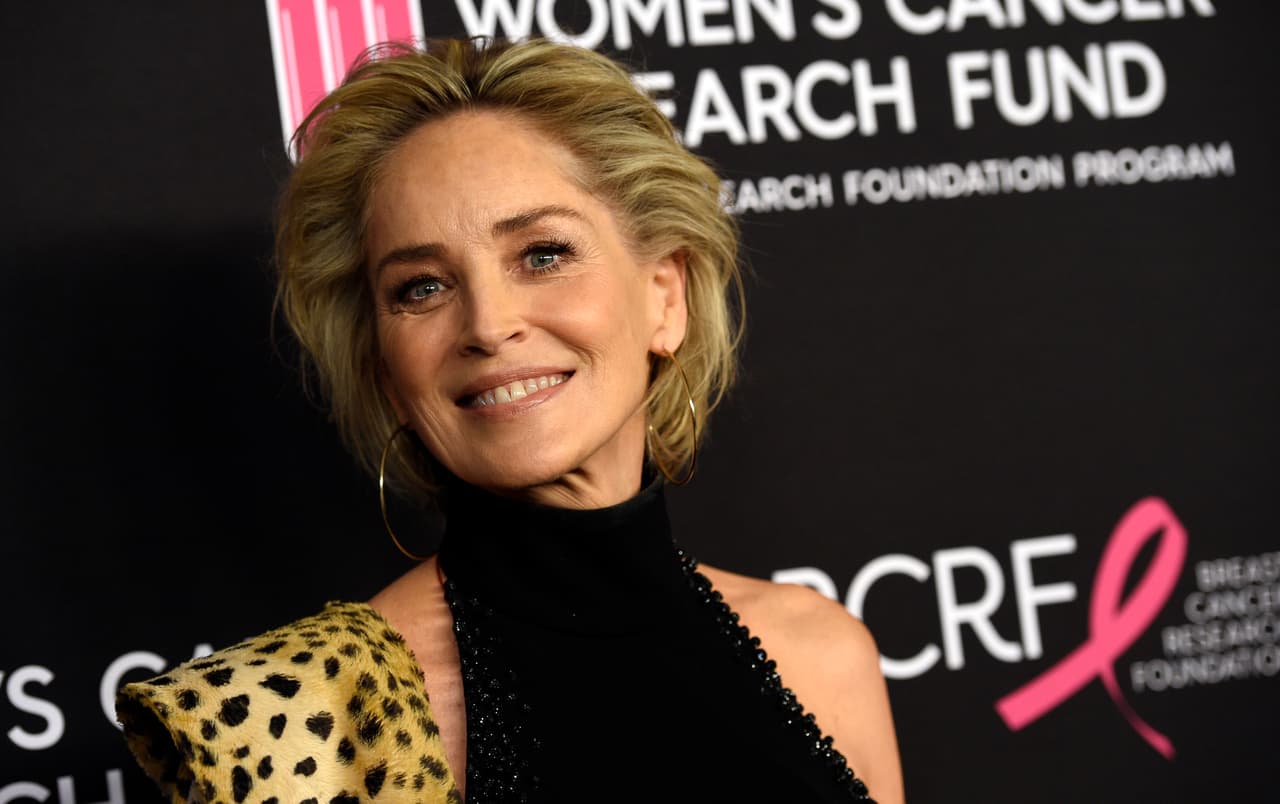 Actress Sharon Stone poses at "An Unforgettable Evening" benefiting the Women's Cancer Research Fund, at the Beverly Wilshire Hotel, Thursday, Feb. 28, 2019, in Beverly Hills, Calif. (Photo by Chris Pizzello/Invision/AP)