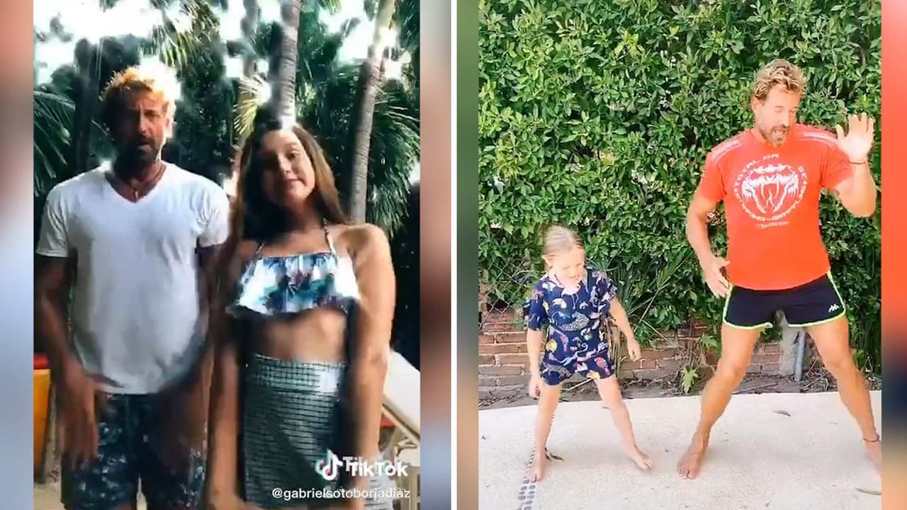 Así bailan Gabriel Soto y sus hijas en divertidos TikTok