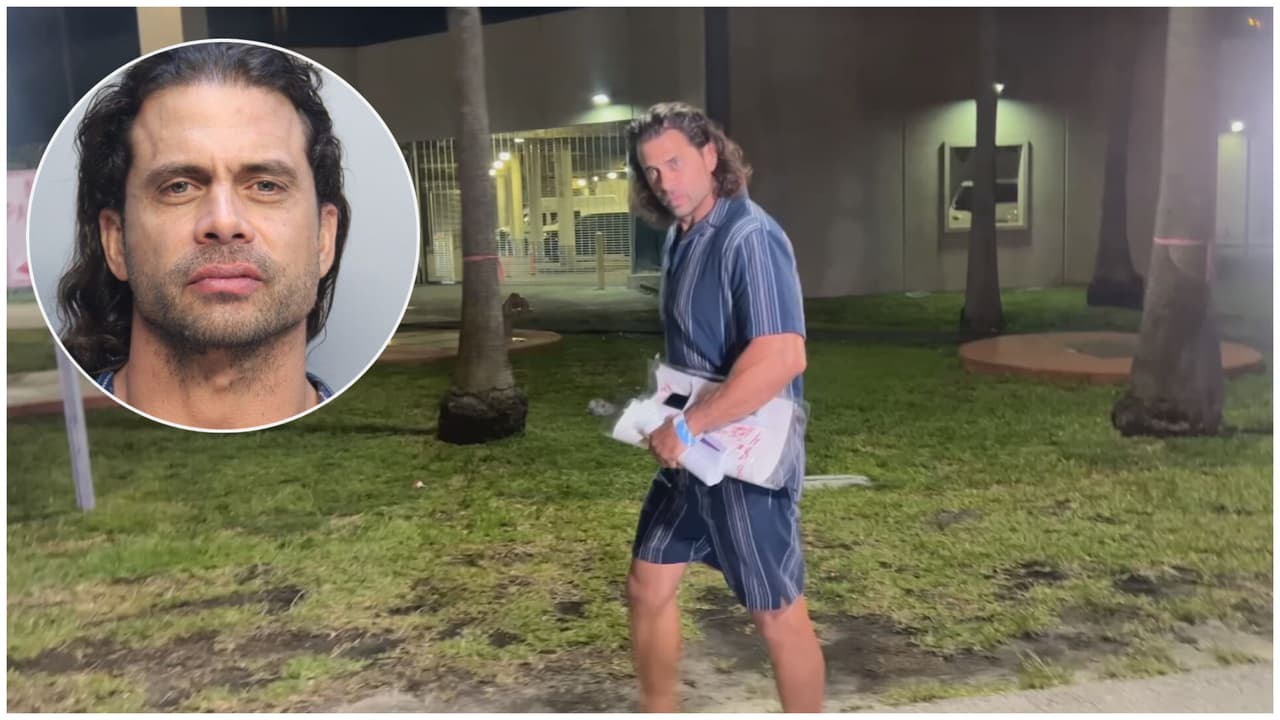 Sale de la cárcel el actor cubano Pedro Moreno tras su arresto por un enfrentamiento con su esposa