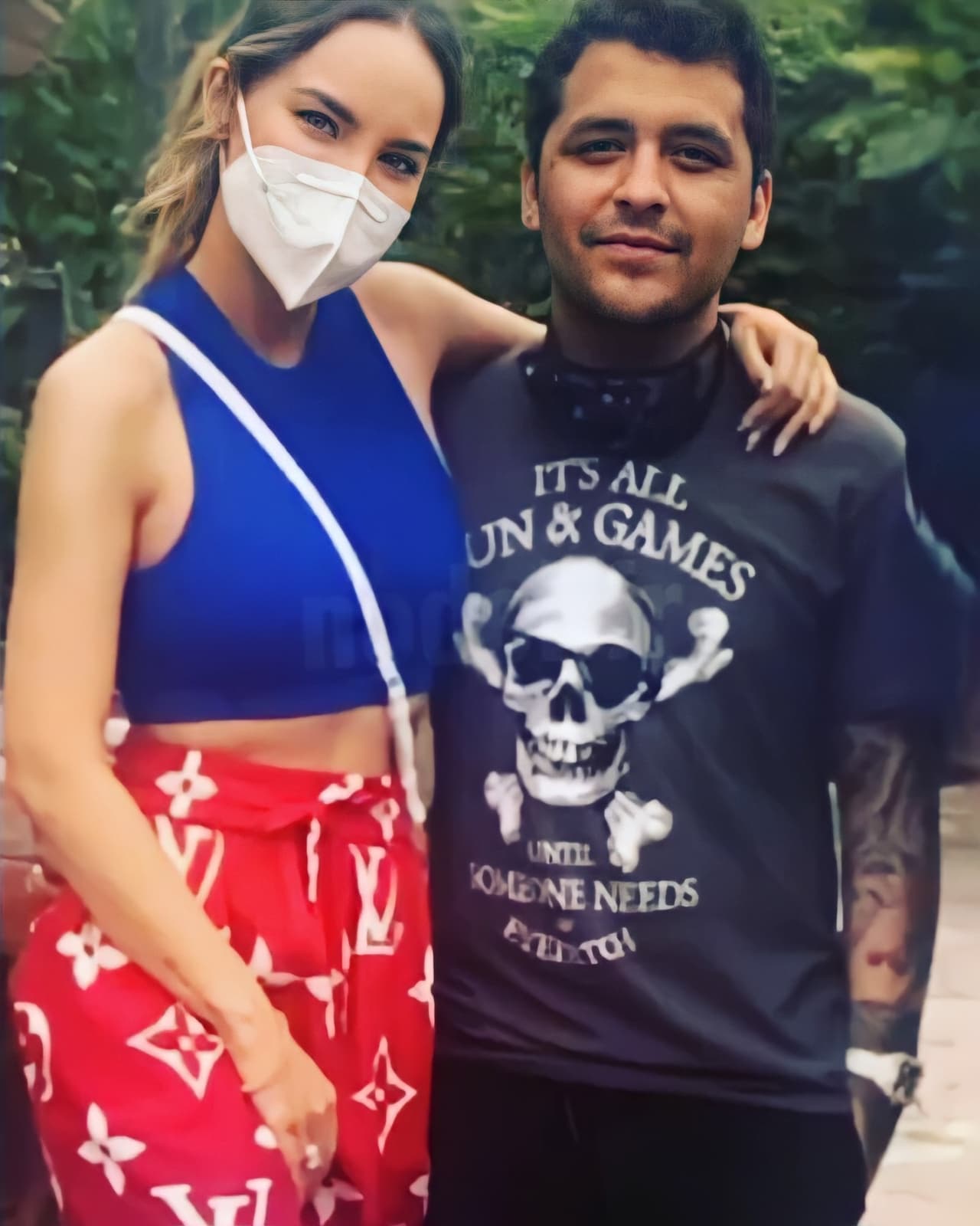 Filtran video de Belinda y Christian Nodal en su viaje a Disney