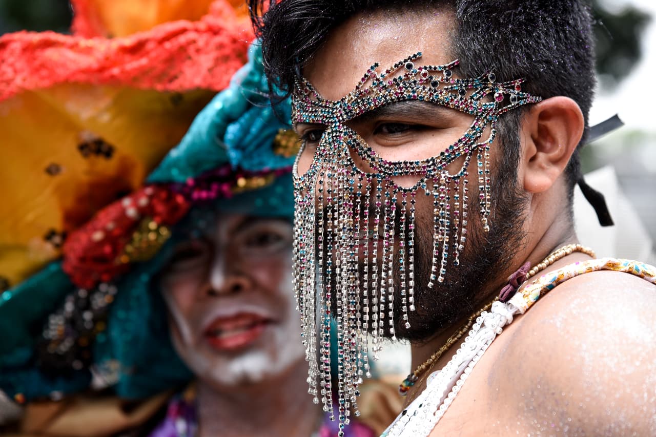 La diversidad de la comunidad se demostró en la marcha, ya que muchos sacaron su lado creativo.