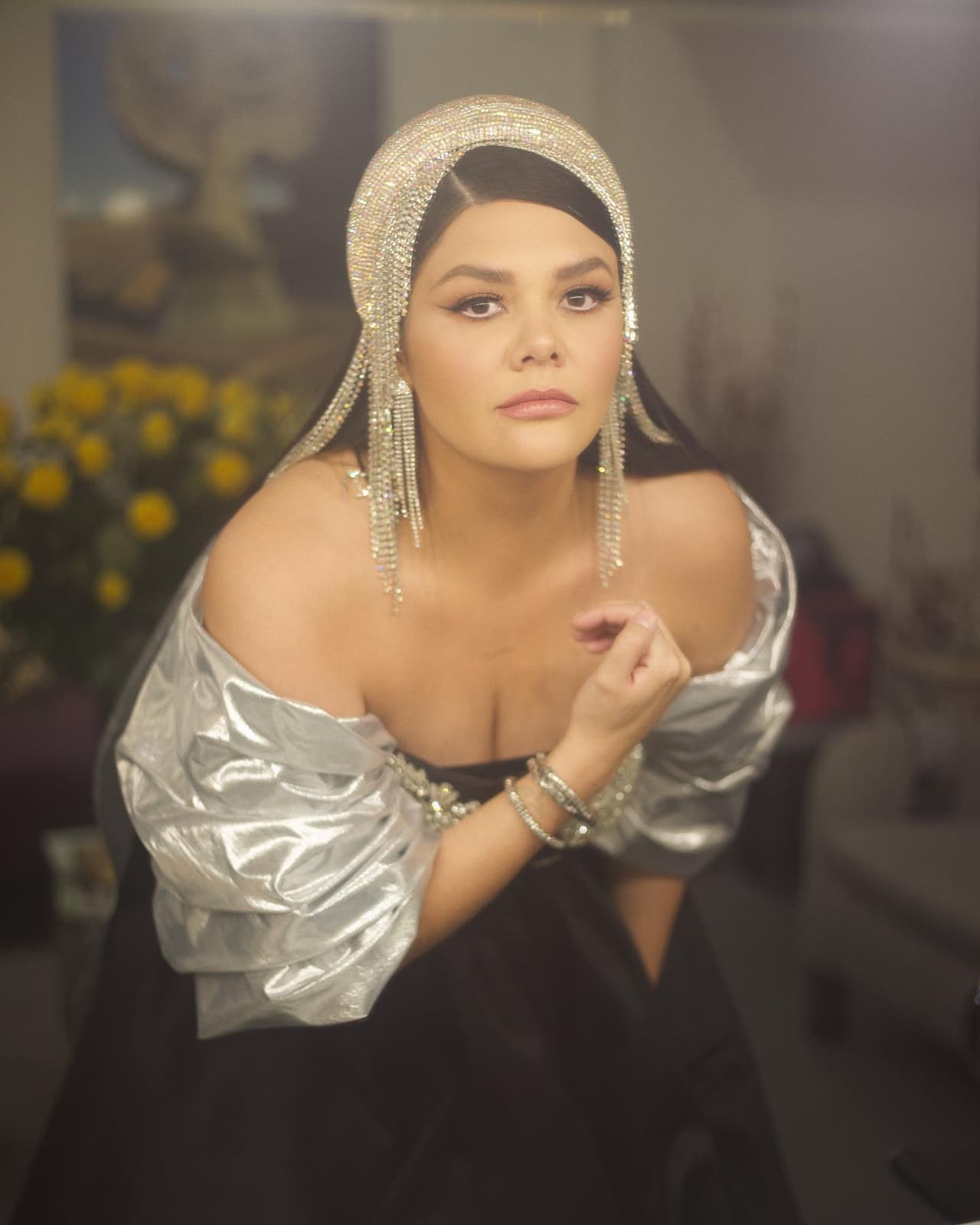 Yuridia presumió su pancita de embarazo como nunca, antes de su concierto en el Auditorio Nacional.