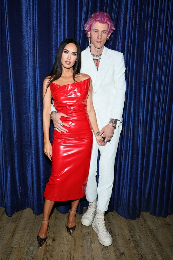 NEW YORK, NEW YORK - JUNE 09: Megan Fox and Machine Gun Kelly attend the "Taurus" premiere during the 2022 Tribeca Festival at Beacon Theatre on June 09, 2022 in New York City. (Photo by Theo Wargo/Getty Images for Tribeca Festival )