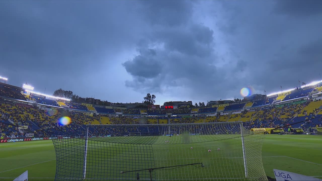¡Así saltan a la cancha América y Querétaro en el Ciudad de los Deportes!