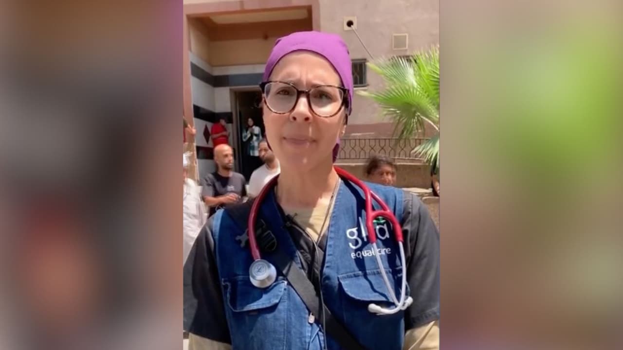Enfermera hispana en Gaza cuenta el sufrimiento que se vive por la hambruna: "Niños buscan comida"