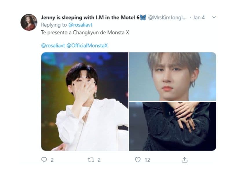 Algunos fans de K-Pop sugirieron que Changkyun, de Monsta X, podría conquistar a la española con sus uñas negras.