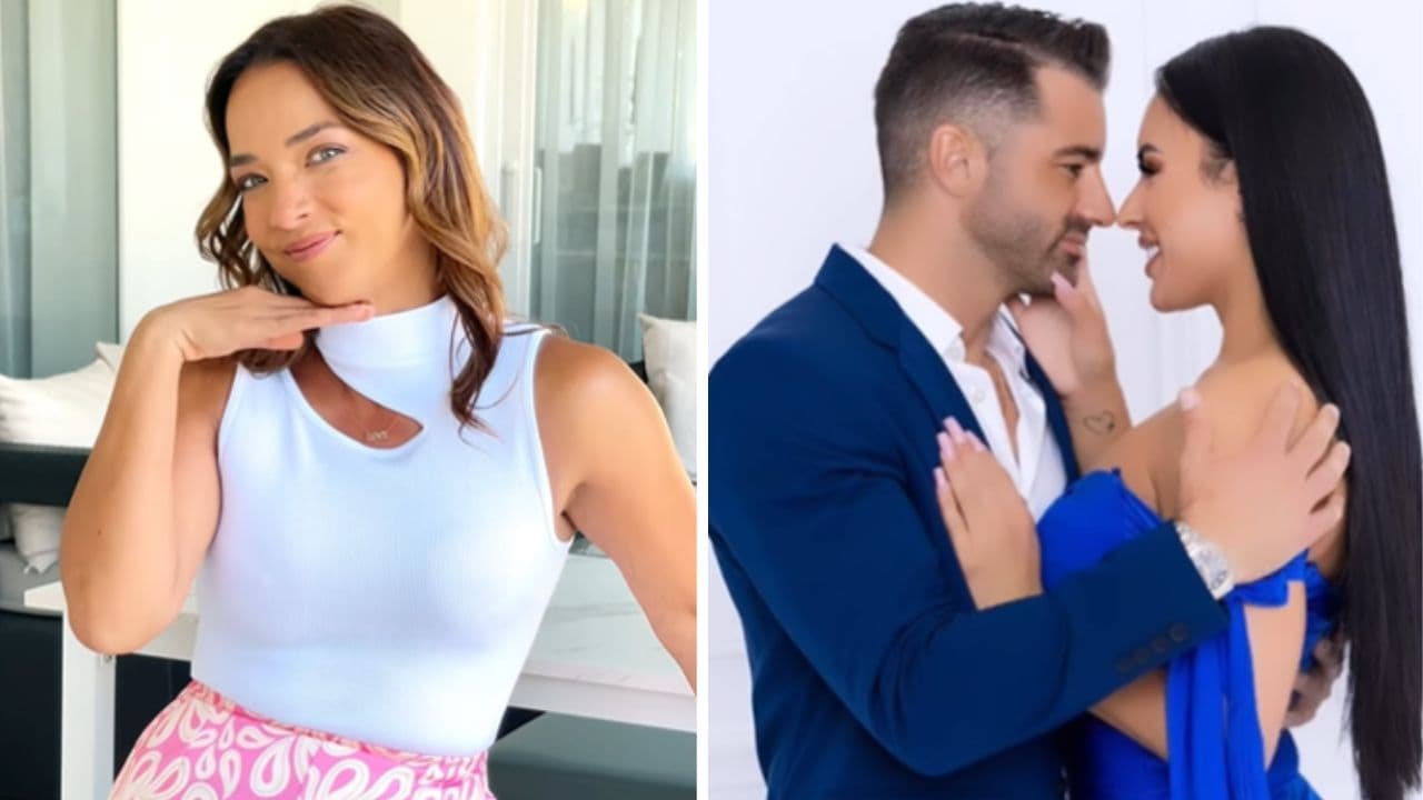 Adamari López y Toni Costa con su novia Evelyn Beltrán