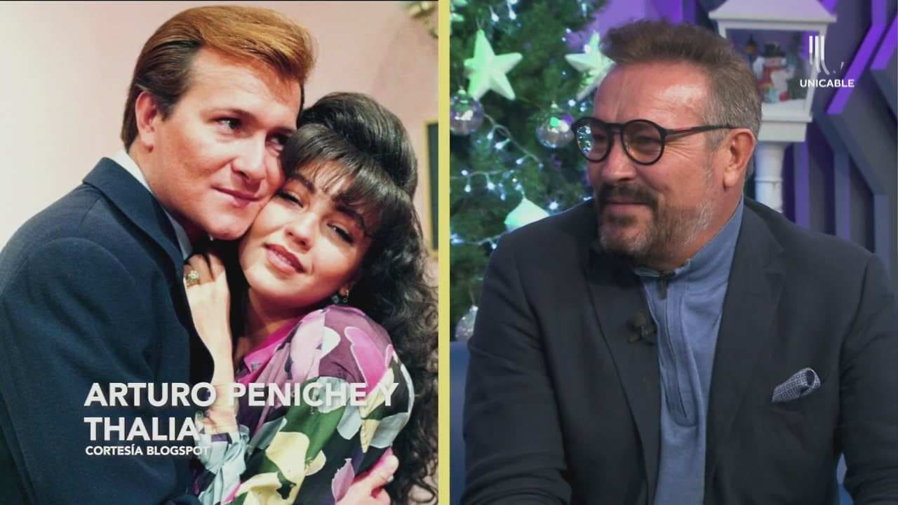 Arturo Peniche revela la broma que le hizo a Thalía: mordió una cebolla antes de hacer una escena de besos