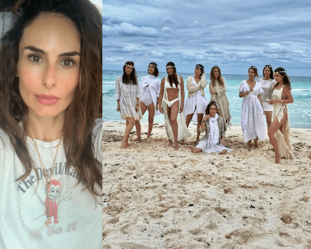 Ana Serradilla se escapó con sus amigas a la playa para celebrar que próximamente se casa