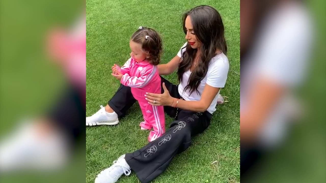 Así fueron los primeros pasos de la hija más pequeña de Inés Gómez Mont