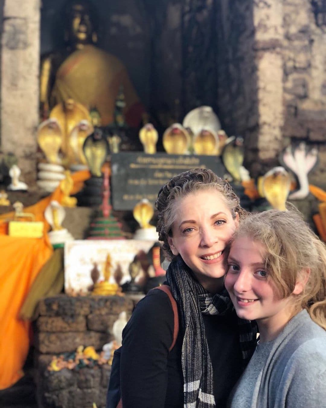 Edith González y su hija Constanza Creel.