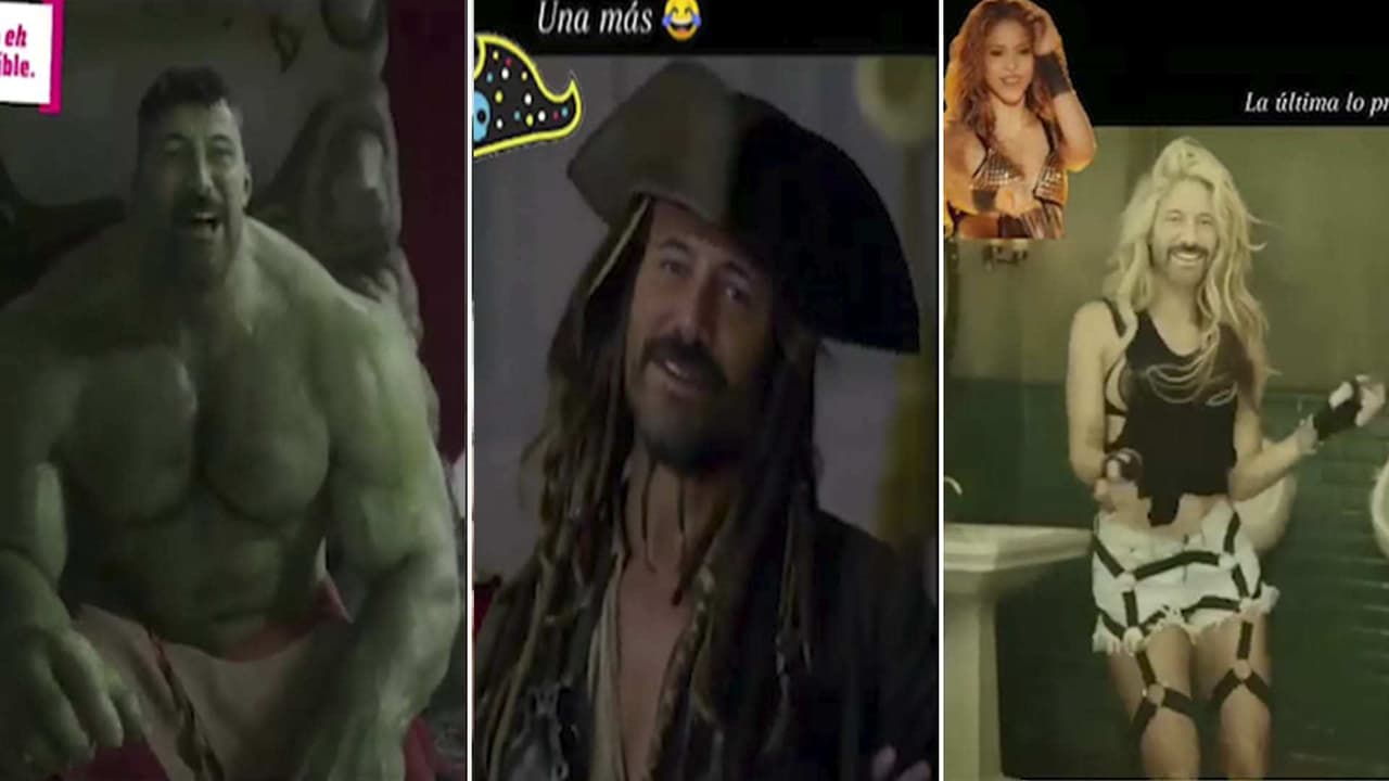 Video: Gabriel Soto se transforma en Jack Sparrow, Hulk y hasta en Shakira