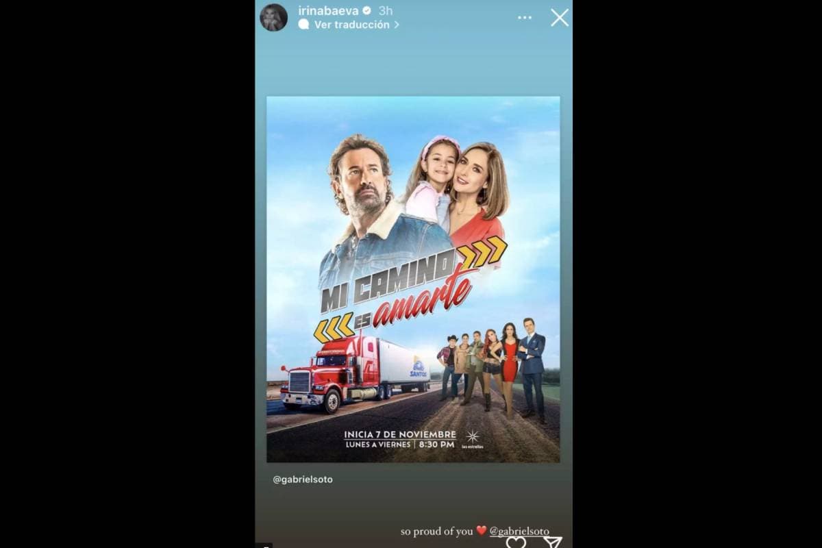 Irina Baeva le envía este mensaje a Gabriel Soto desde Qatar