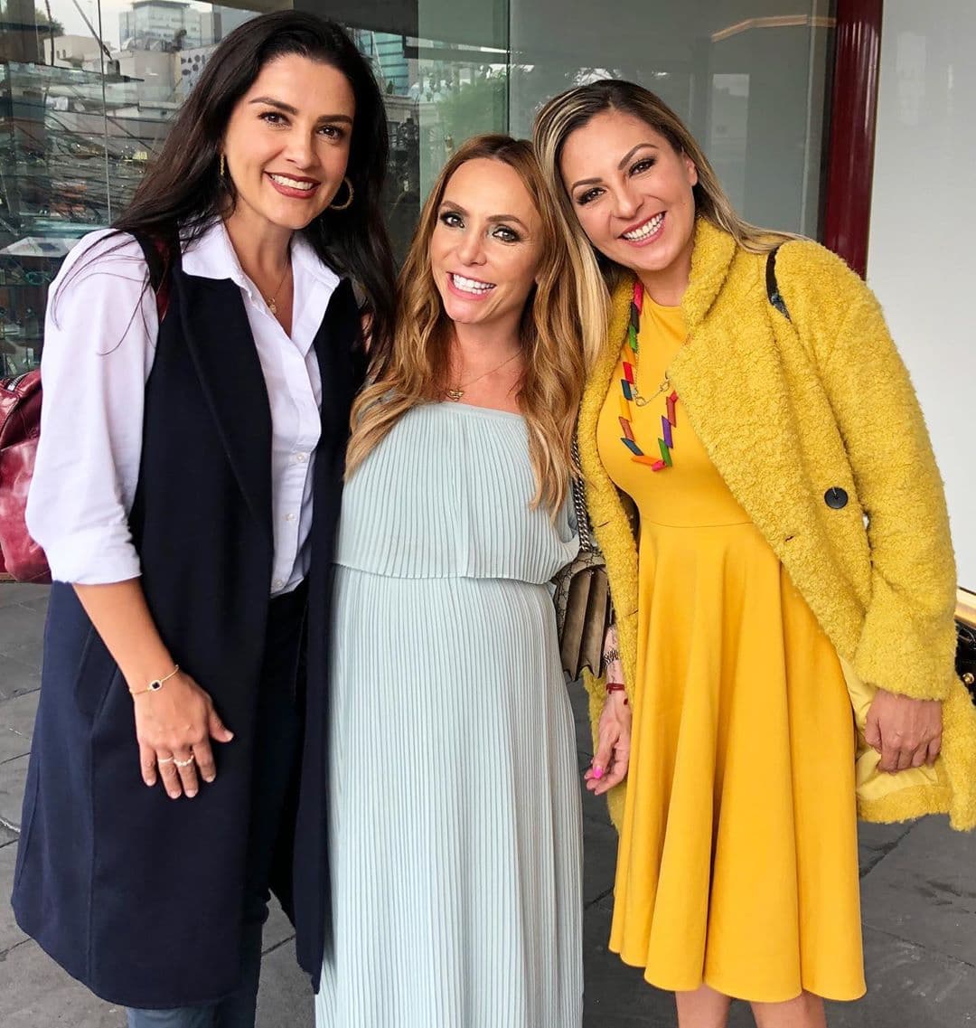 A finales de septiembre, Erika celebró un baby shower en compañía de sus amigos y familiares cercanos, por ello Lidia y Mariana, sus compañeras de OV7, no podían faltar en la celebración.