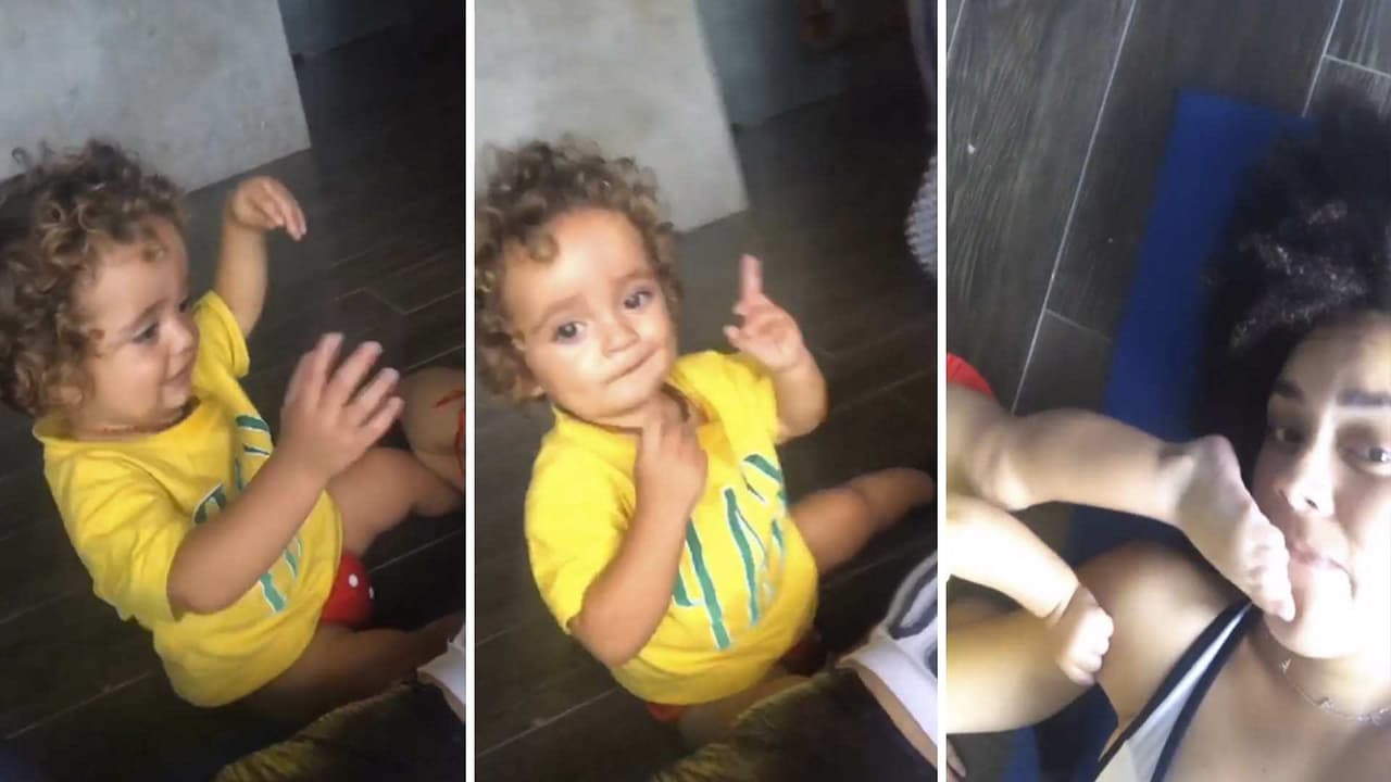 Tadeo, hijo de Brenda Kellerman, 'hace lo imposible' para que su mamá no haga ejercicio