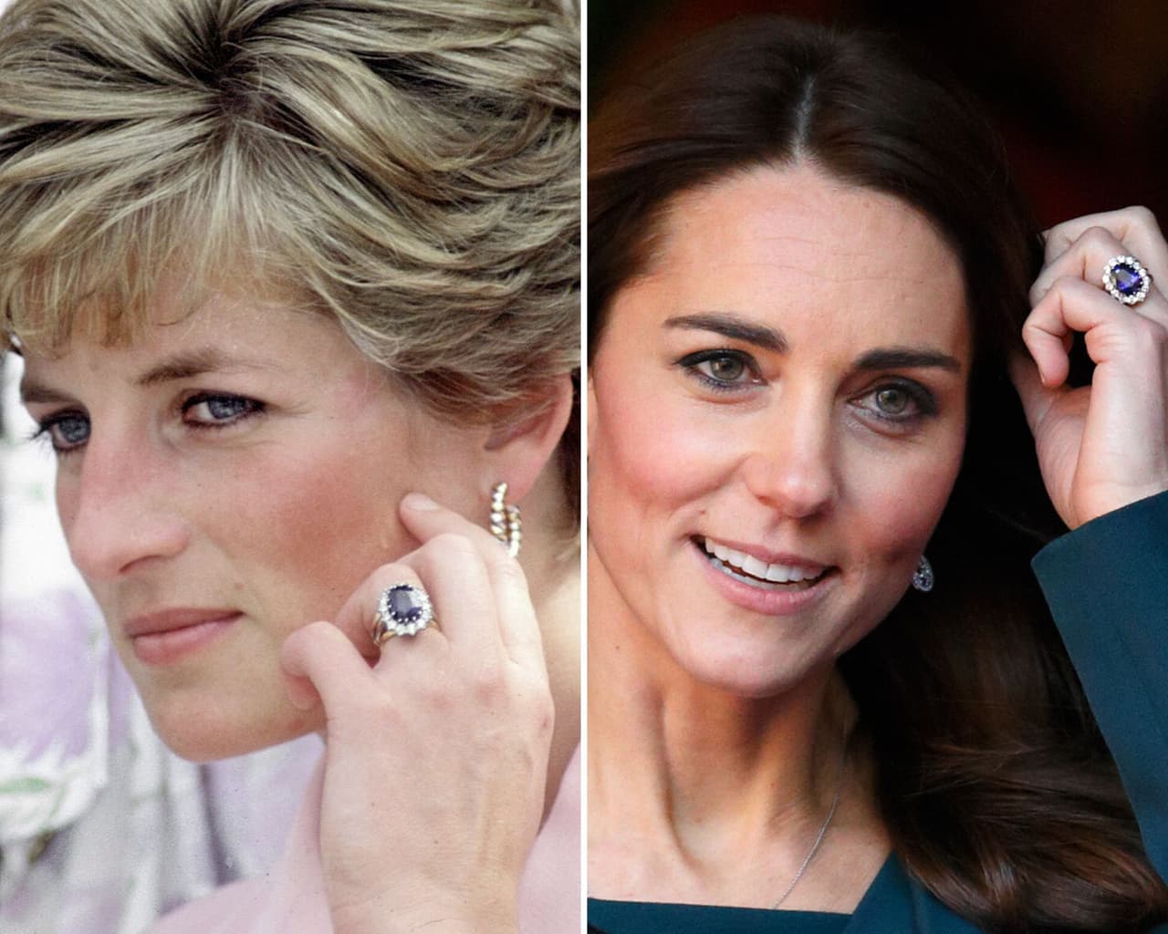 Dicho anillo originalmente había sido escogido por el Príncipe Harry cuando él y su hermano se repartieron las joyas de su madre, sin embargo, en el 2010, cuando el Príncipe William estaba listo para proponerle matrimonio a su entonces novia Kate Middelton, los hermanos intercambiaron joyas para que dicha argolla, valuada en más de 500 mil dólares, pudiera ser de la hoy Duquesa de Cambridge.