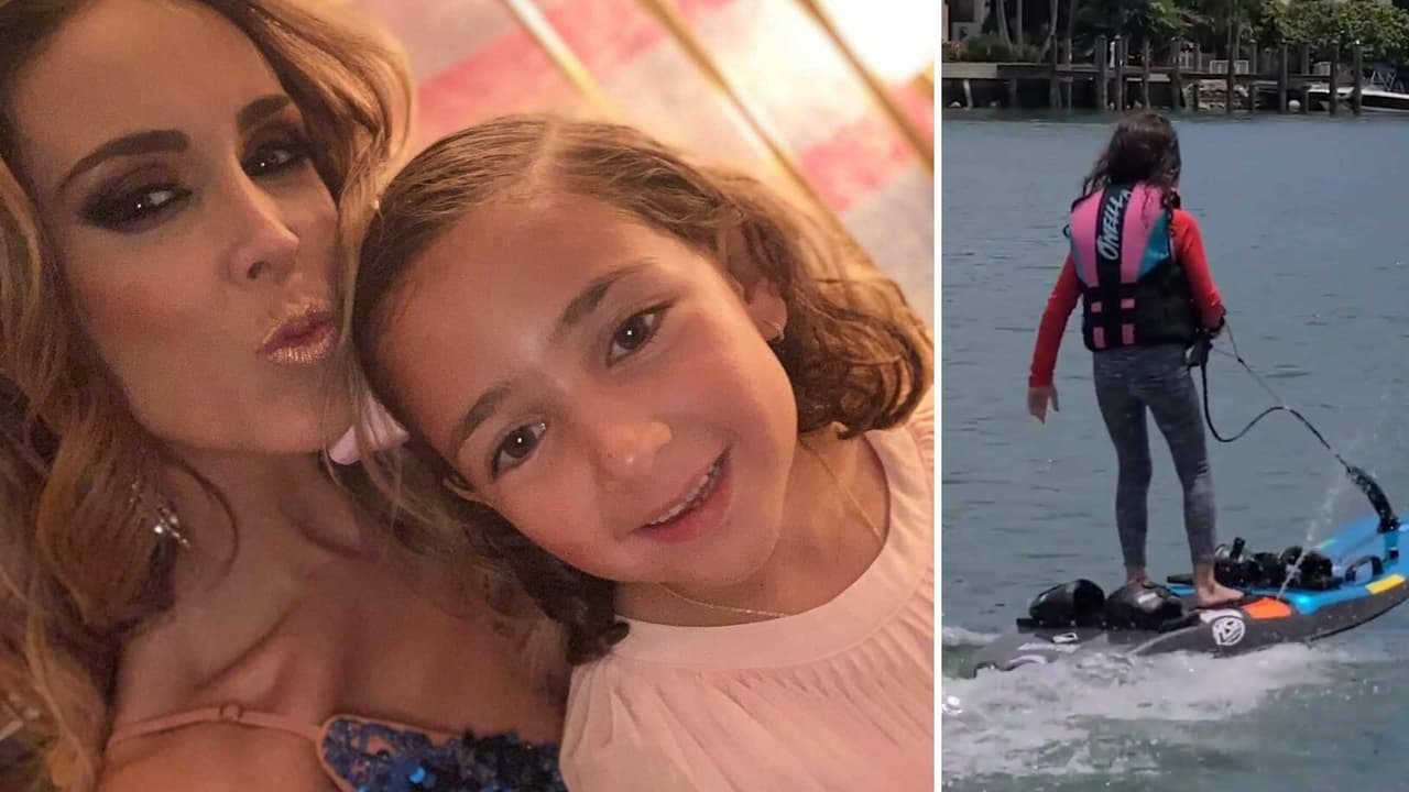 La hija mayor de Jacky Bracamontes y Martín Fuentes sorprende al surfear ¡ella sola!