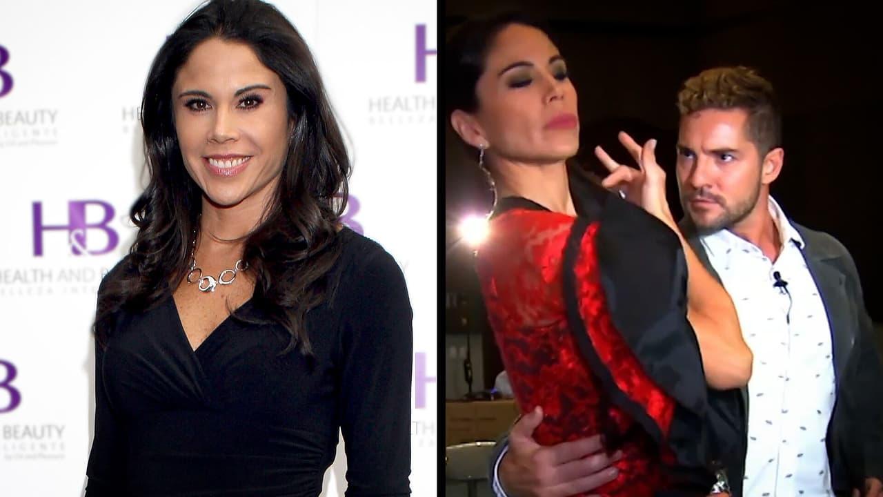 Paola Rojas y la vez que bailó un intenso flamenco con David Bisbal