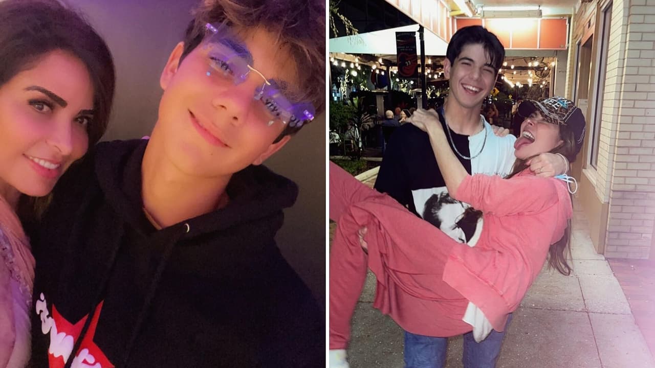 Gloria Trevi presume a su hijo Miguel Armando cantando