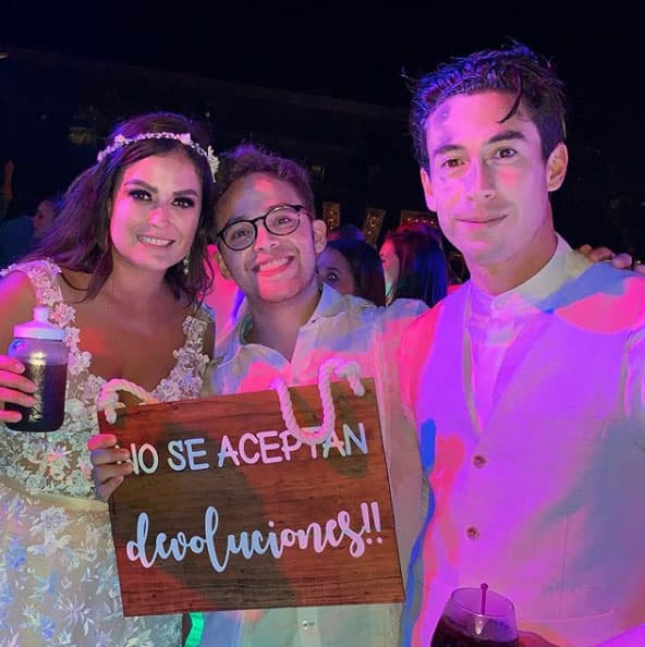 Yurem en la boda de Mariana Echeverría y Óscar Jiménez