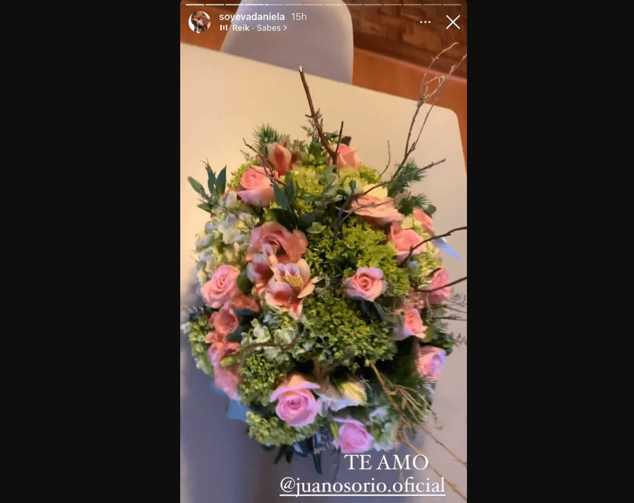 Eva Daniela presume el regalo que le envió su novio, Juan Osorio