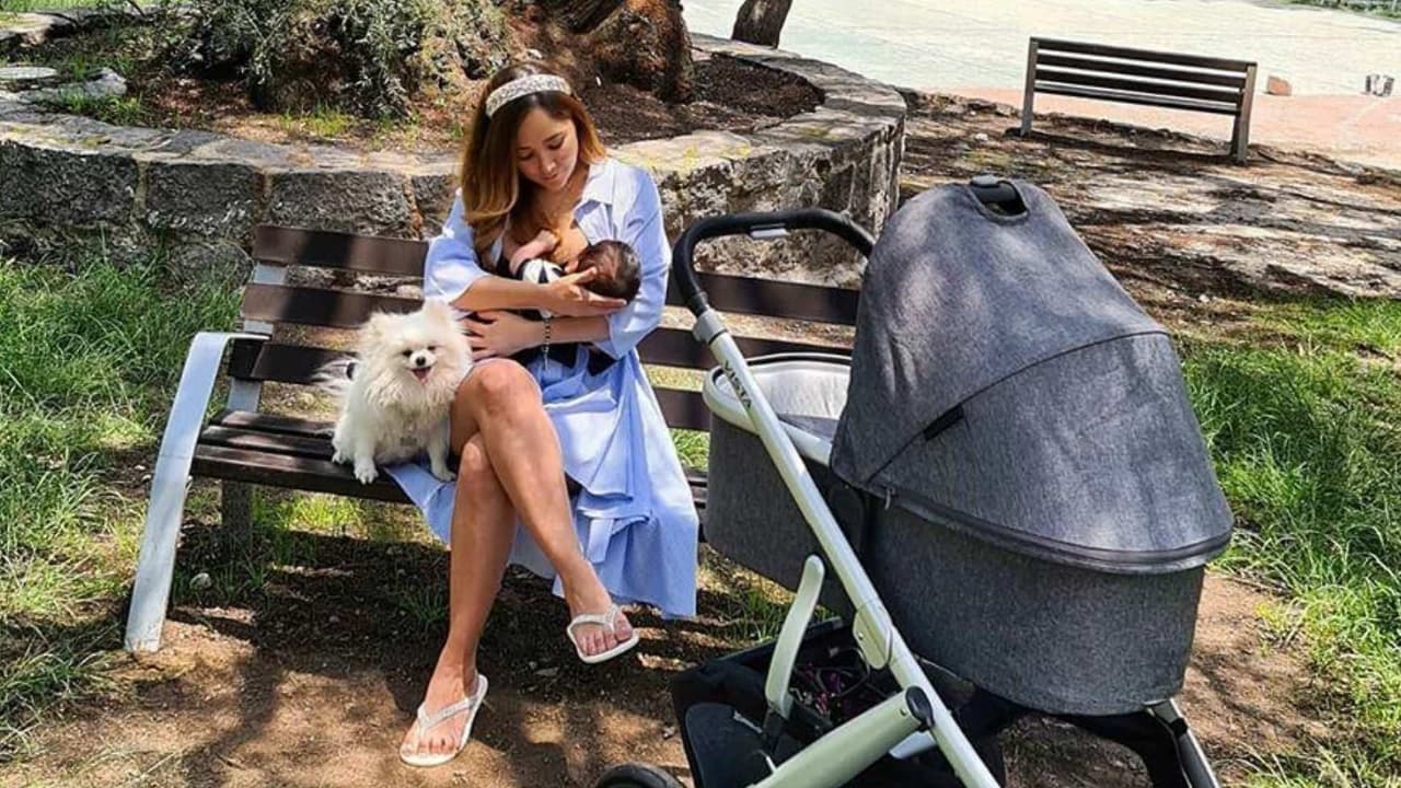 La encantadora sonrisa de André, hijo de Sherlyn (VIDEO)