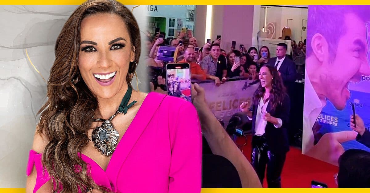 Consuelo Duval asistió al estreno de su película y los fans le cantaron las mañanitas