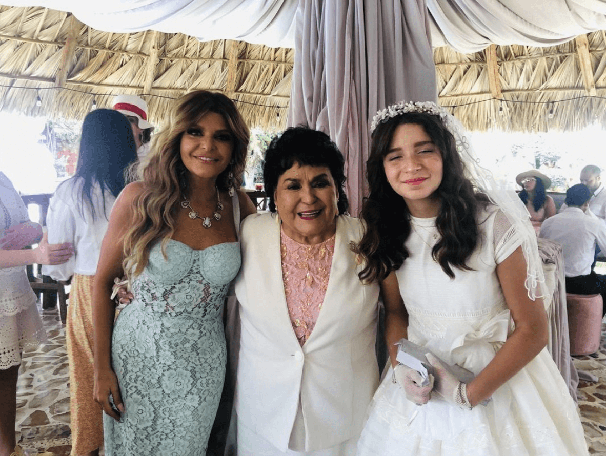 Carmen Salinas le da lujoso regalo a la hija de Itatí Cantoral en su primera comunión