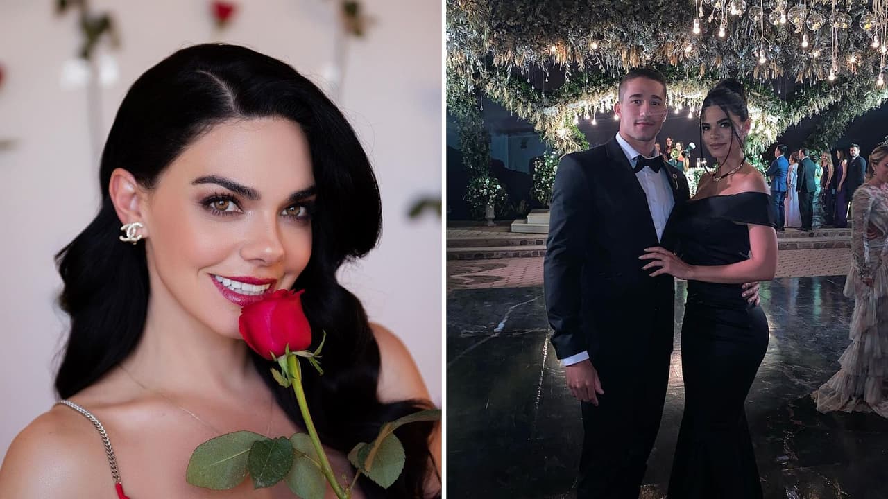 Novio de Livia Brito la sorprende con cientos de rosas por su cumpleaños