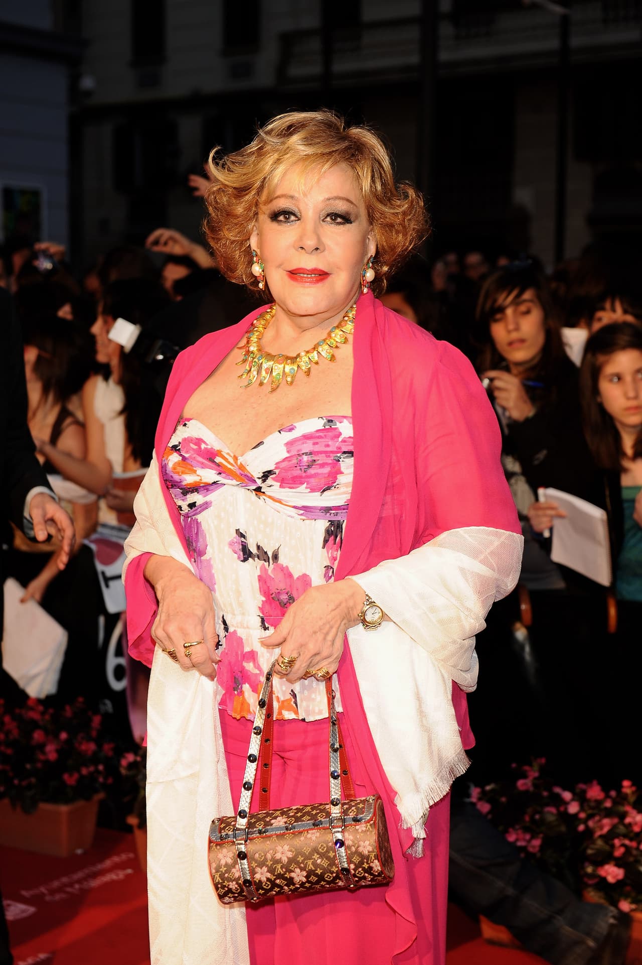 MALAGA, SPAIN - APRIL 17: Mexican actress Silvia Pinal attends the 12th Malaga Film Festival opening ceremony at the Cervantes Theater on April 17, 2009 in Malaga, Spain. (Photo by Carlos Alvarez/Getty Images)