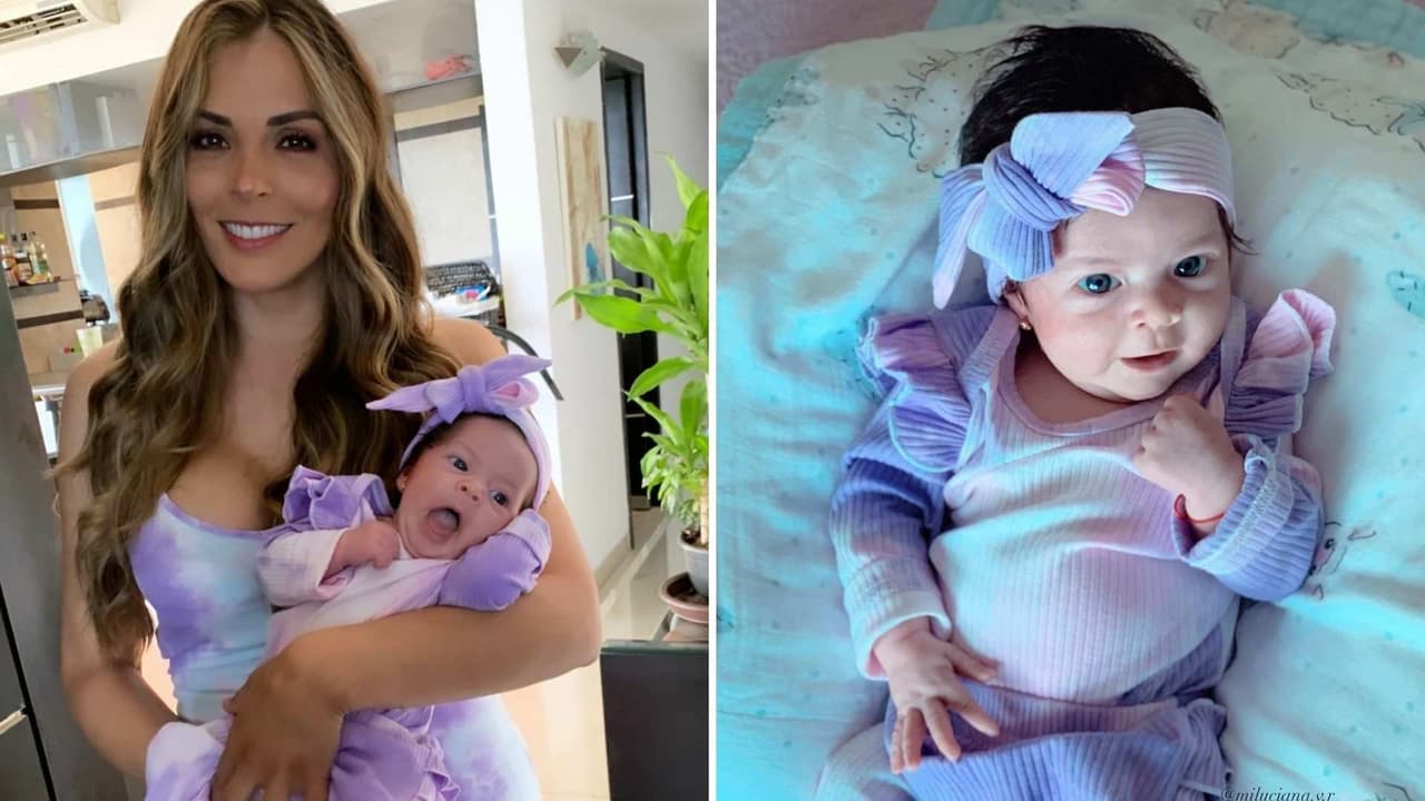 ‘Ella sonríe y yo muero de amor’: ‘La Jarocha’ al ver a su bebé Luciana regalarle una tierna sonrisa