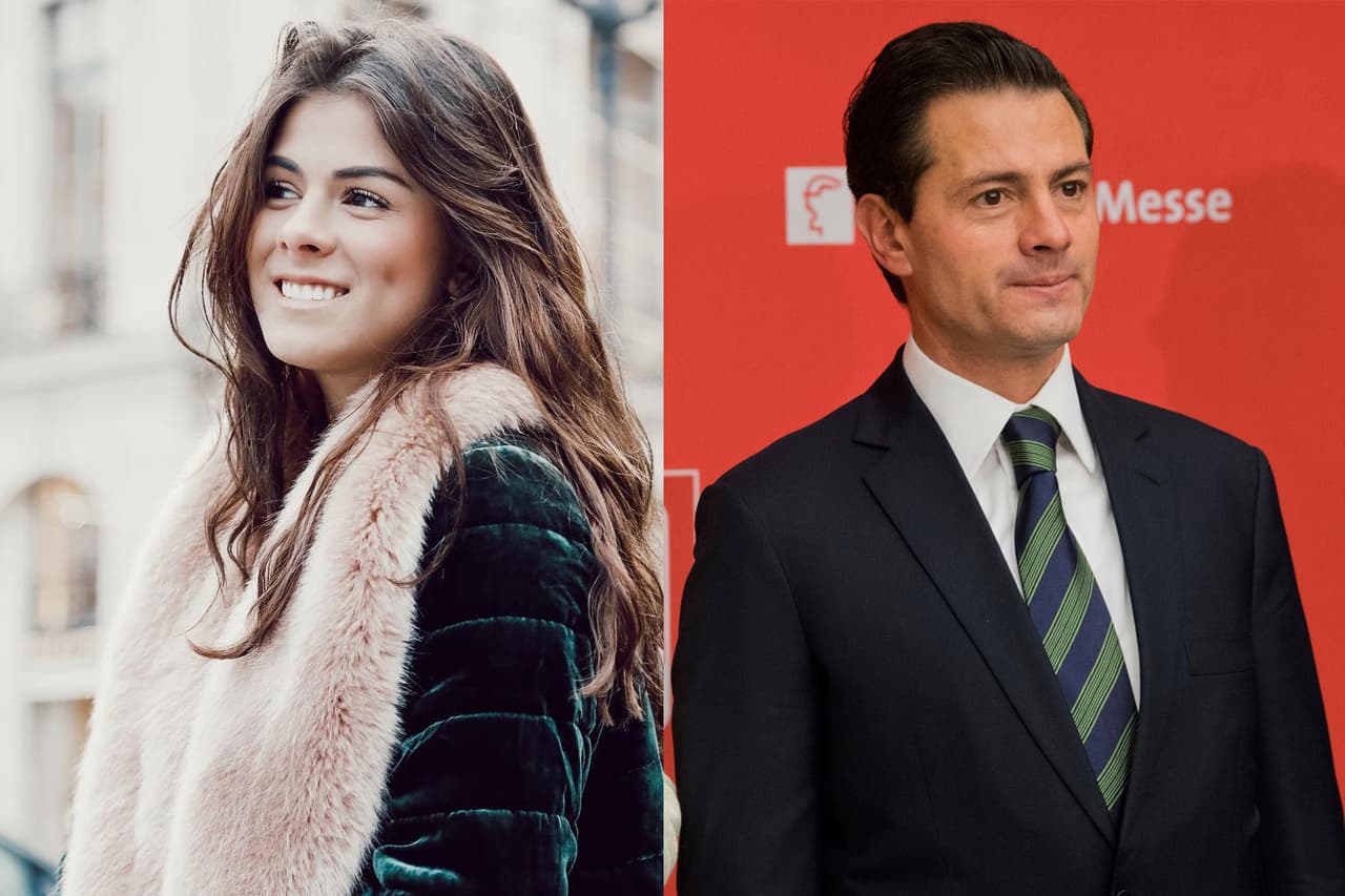 Enrique Peña Nieto y su hija Paulina Pretelini