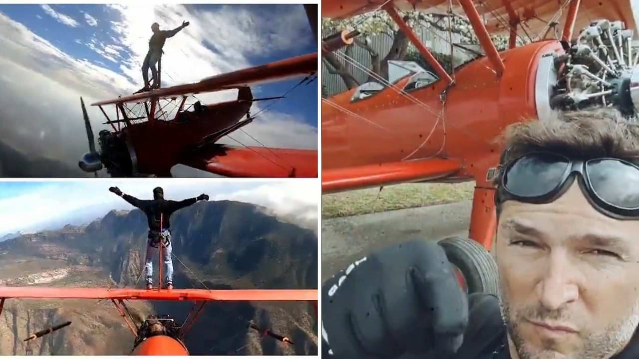 La peligrosa hazaña que hizo el esposo de Jacky Bracamontes en el aire y que dejó a todos boquiabiertos