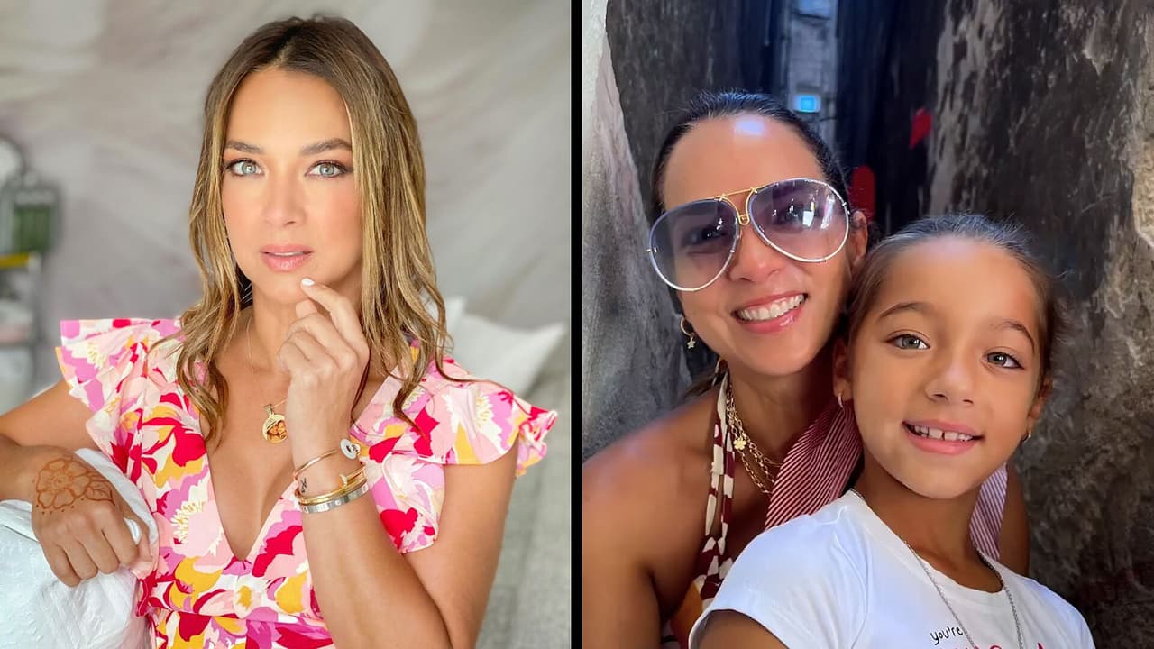 Adamari López y Alaïa se ven como dos gotas de agua en sus vacaciones