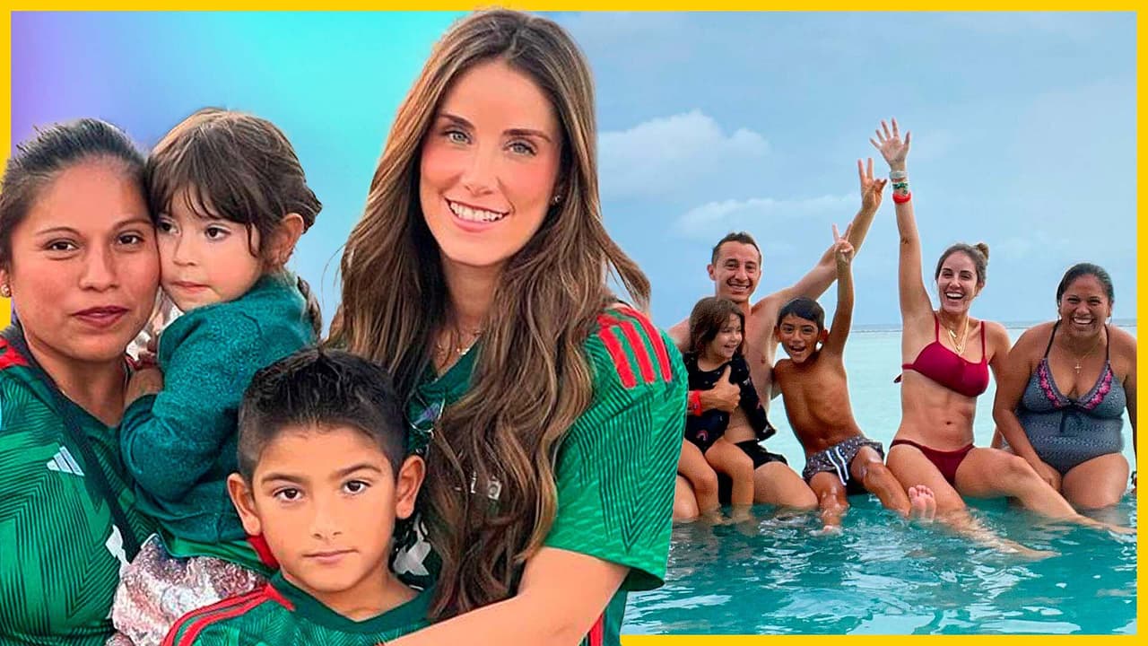 Esposa de Andrés Guardado reacciona a criticas por llevar a nana de sus hijos a Qatar