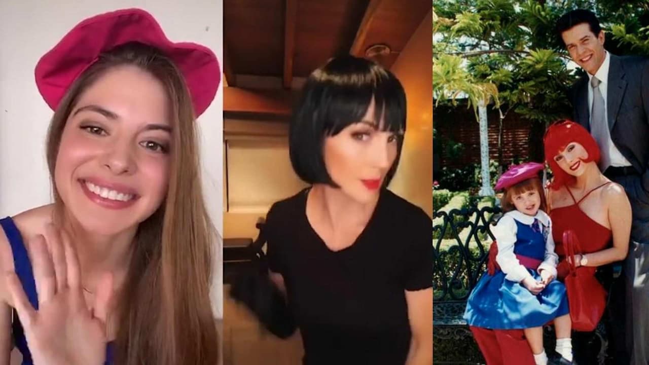 Dulce María y la Tía Pelucas de ‘Carita de Ángel’ están de vuelta y con mucho flow en TikTok