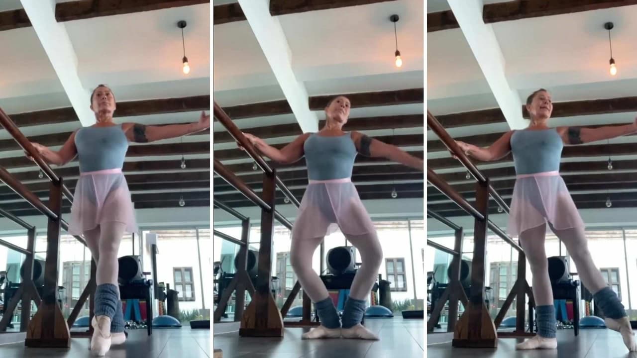 Alejandra Guzmán demuestra que también es buena para el ballet (VIDEO)
