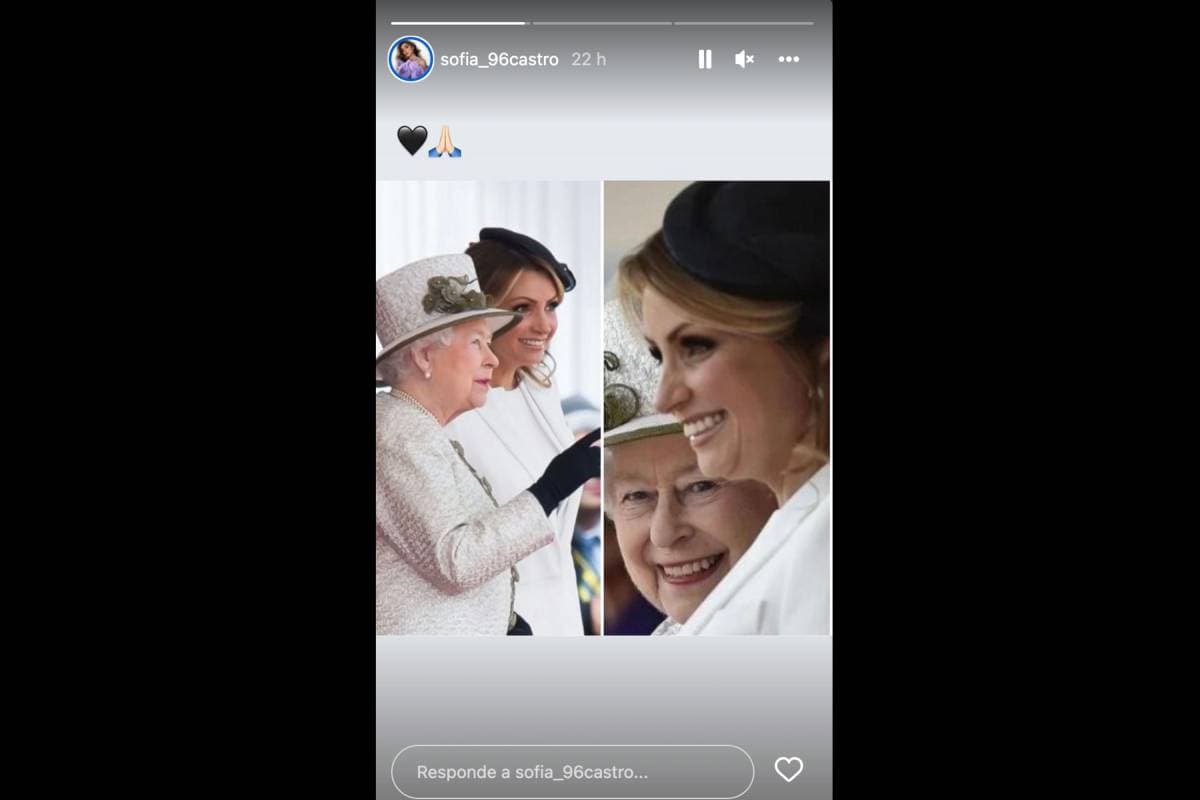 Hijas de Angélica Rivera publican fotos de la actriz con la Reina Isabel II