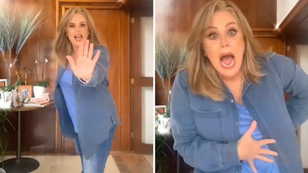 Video: Mira el ‘perreo’ de Erika Buenfil con final inesperado