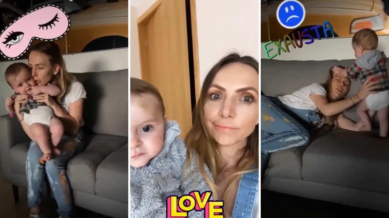 En este video, Erika Zaba muestra el moretón que le quedó a su bebé tras caerse de la cama: ‘Lloré mucho’