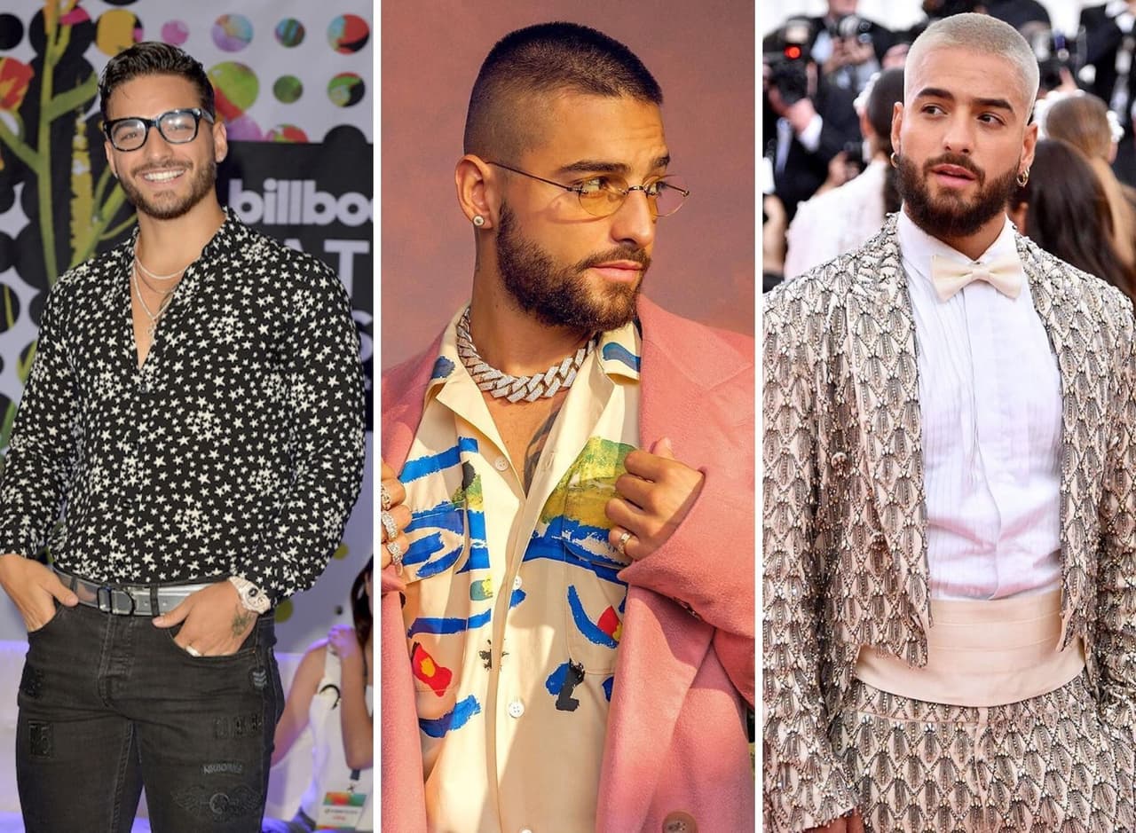 Maluma sí que sabe impresionar con la manera en que se ve, pues tiene una forma única de escoger sus atuendos y peinados sin tenerle miedo a ningún cambio. 
<br>
