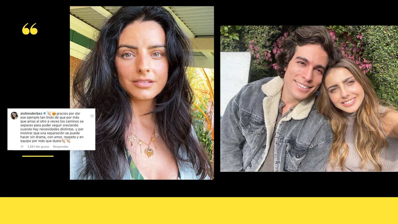 Esta fue la reacción de Aislinn Derbez tras la ruptura de Michelle Renaud y Danilo Carrera