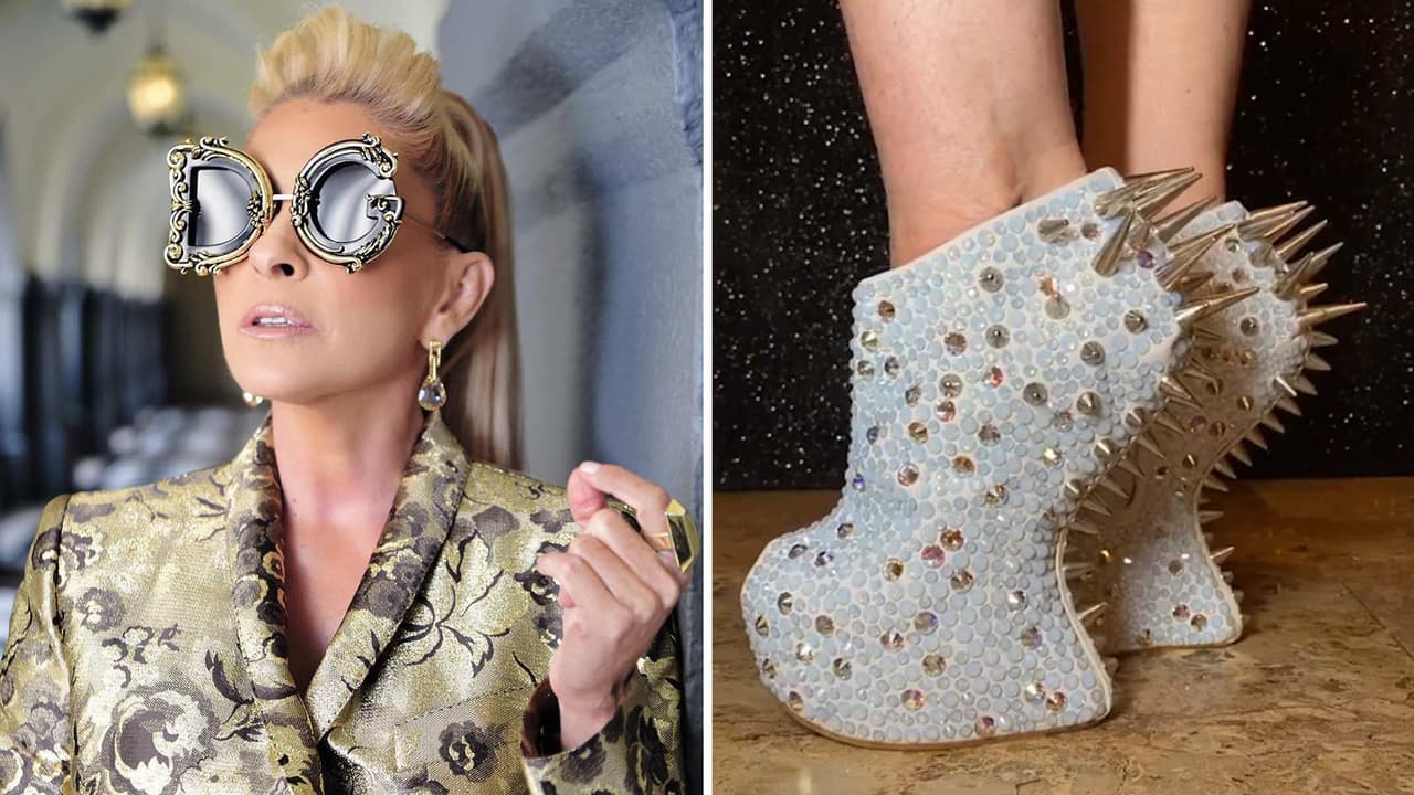 Yuri nos muestra los tacones más raros en su colección de zapatos