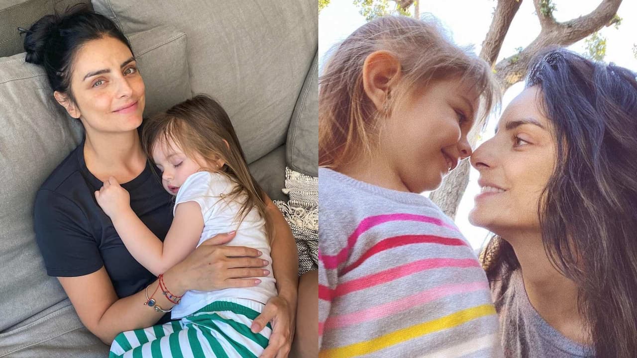 Kailani baila de felicidad porque su mamá, Aislinn Derbez, ya salió del hospital