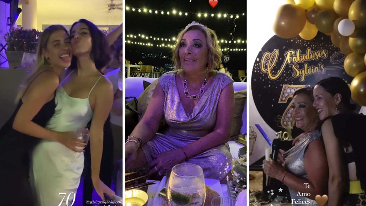Sylvia Pasquel festeja en grande sus 70 años al lado de Stephanie y Michelle Salas