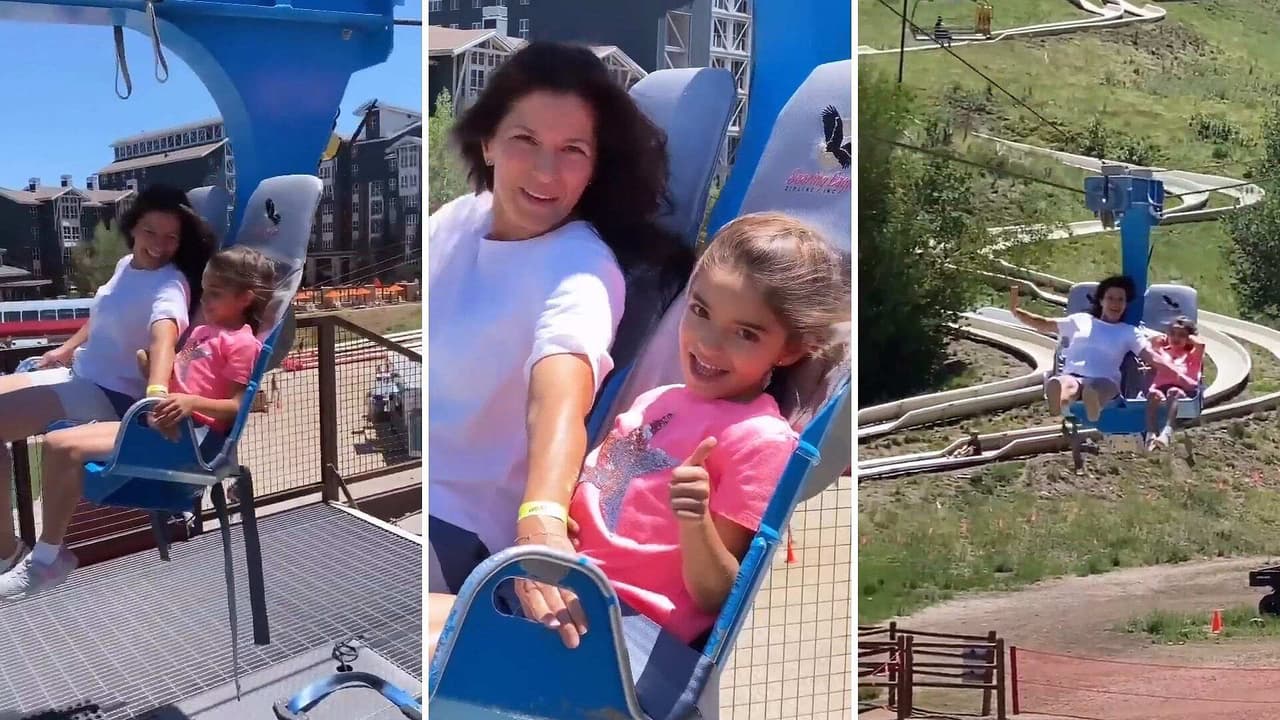 Aitana Derbez y Alessandra no le tienen miedo a las alturas y lo demuestran en parque de diversiones