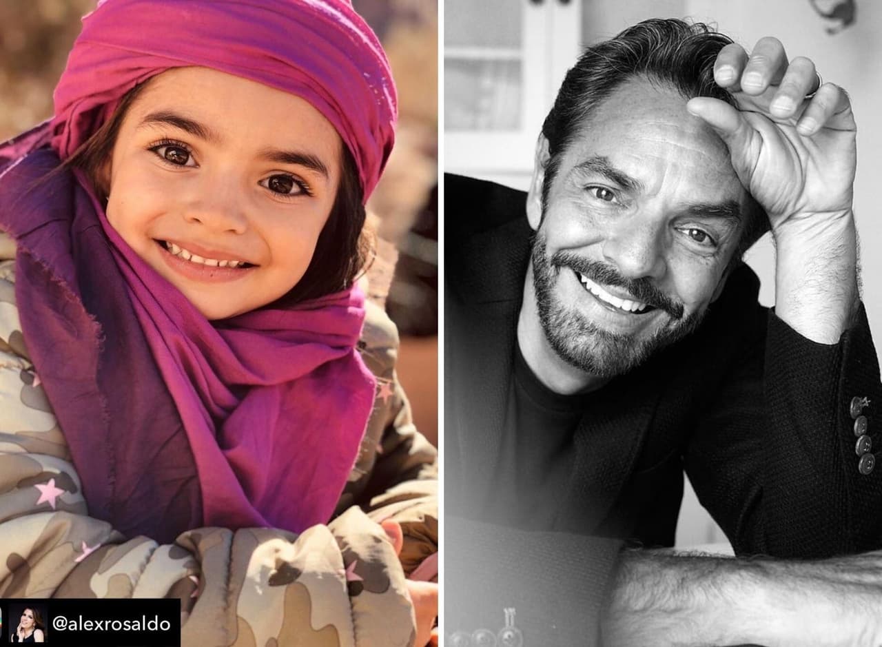 Eugenio Derbez sin duda tiene unos genes muy poderosos, pues todos sus hijos se pueden decir que son casi idénticos a él. Pero Aitana, la menor de sus hijas y con quien tuvo junto a Alessandra Rosaldo, ha sido quien más ha llamado la atención, porque en verdad parecieran dos gotas de agua. 
<br> Aitana es fruto del matrimonio entre el comediante y la intérprete de Sentidos Opuesto, y nació en 2014.
